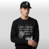 Like A Beam Of Light Is Related To The Sun Sweatshirt 2