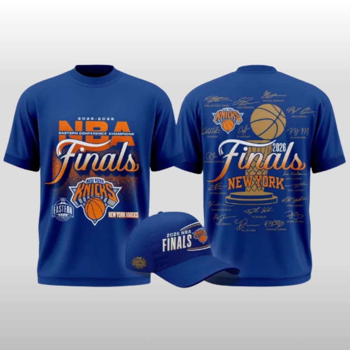 NY Knicks 2026 Eastern Conference Champions Finals Signature Shirt 2 NY Knicks 2026 Eastern Conference Champions Finals Signature Shirt 3