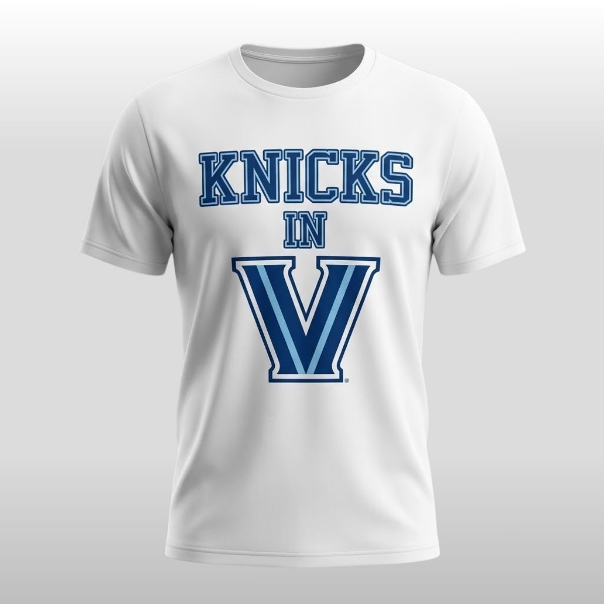 New York Knicks In V Villanova Wildcats Shirt 2 New York Knicks In V Villanova Wildcats Shirt