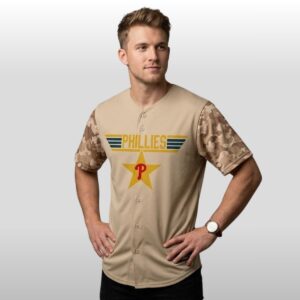2026 Philadelphia Phillies x Top Gun Night Baseball Jersey 4