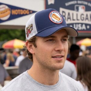 American 250th Just Here For The Hot Dogs Hat1