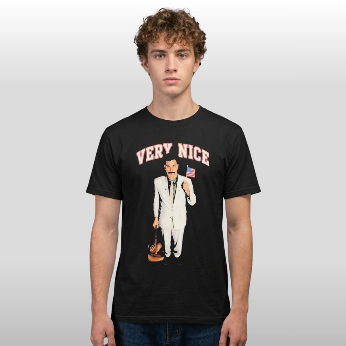 Sacha Baron Cohen Very Nice Shirt 2 Sacha Baron Cohen Very Nice Shirt 2