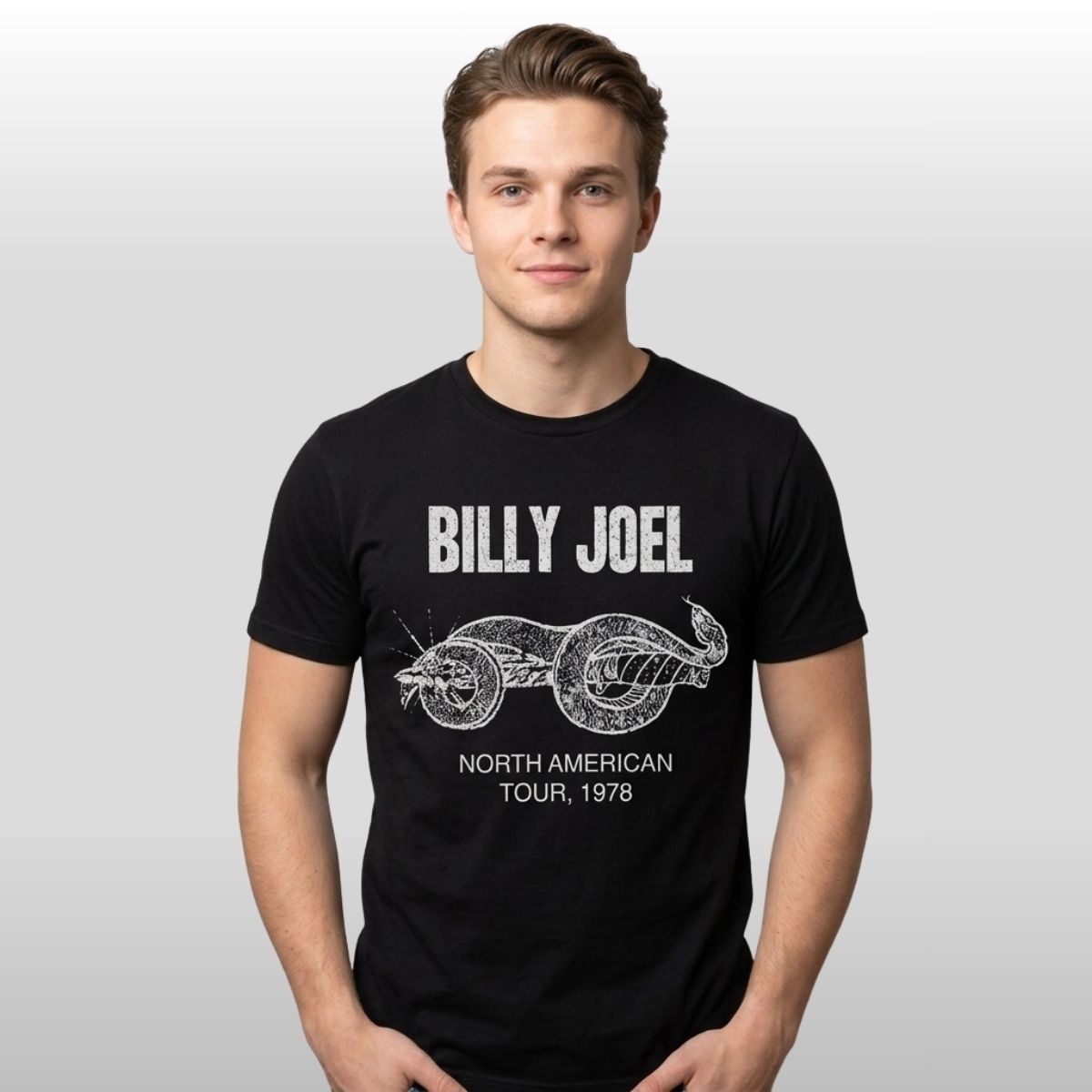 The Boys Hughie Campbell Billy Joel North American Tour 1978 Shirt 2 The Boys Hughie Campbell Billy Joel North American Tour 1978 Shirt 2