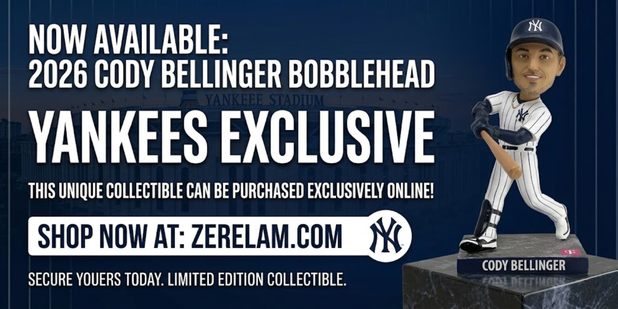 Where Can You Get The Exclusive 2026 NY Yankees Cody Bellinger