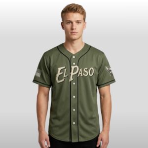 2026 El Paso Chihuahuas Military Appreciation Night Baseball Jersey 2