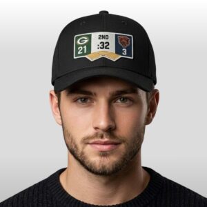 Green Bay Packers 21 3 Chicago Bears Hat 2