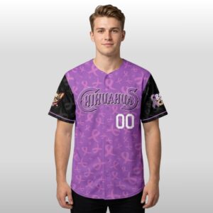 2026 El Paso Chihuahuas x Bark Back at Cancer Baseball Jersey 2