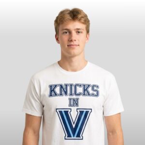 New York Knicks In V Villanova Wildcats Shirt 2