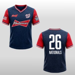2026 Washington Nationals X Budweiser Soccer Jersey Giveaway 2