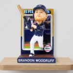2026 Brewers Woodruff Trading Card Bobblehead Giveaway