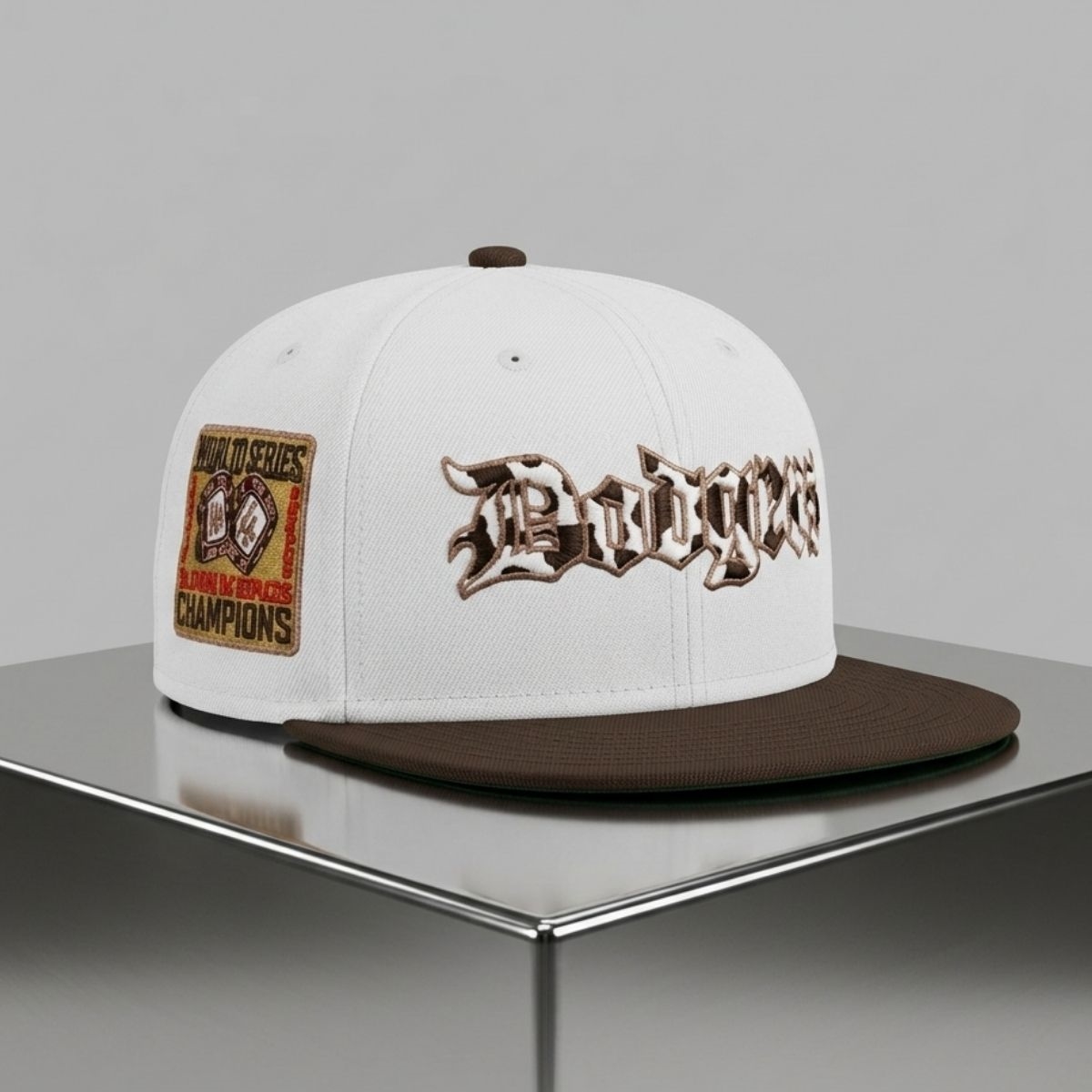 2026 Dodgers Cow Print Back To Back World Series Champions Hat 1 2026 Dodgers Cow Print Back To Back World Series Champions Hat 2