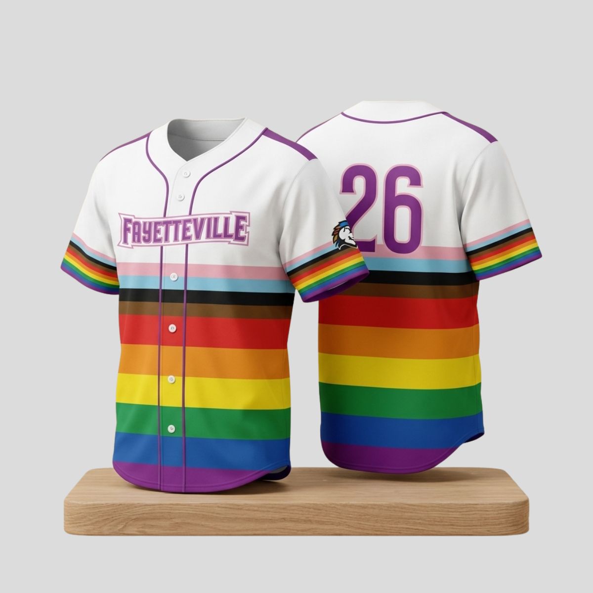 2026 Fayetteville Woodpeckers Pride Jersey Giveaway 1 2026 Fayetteville Woodpeckers Pride Jersey Giveaway 2