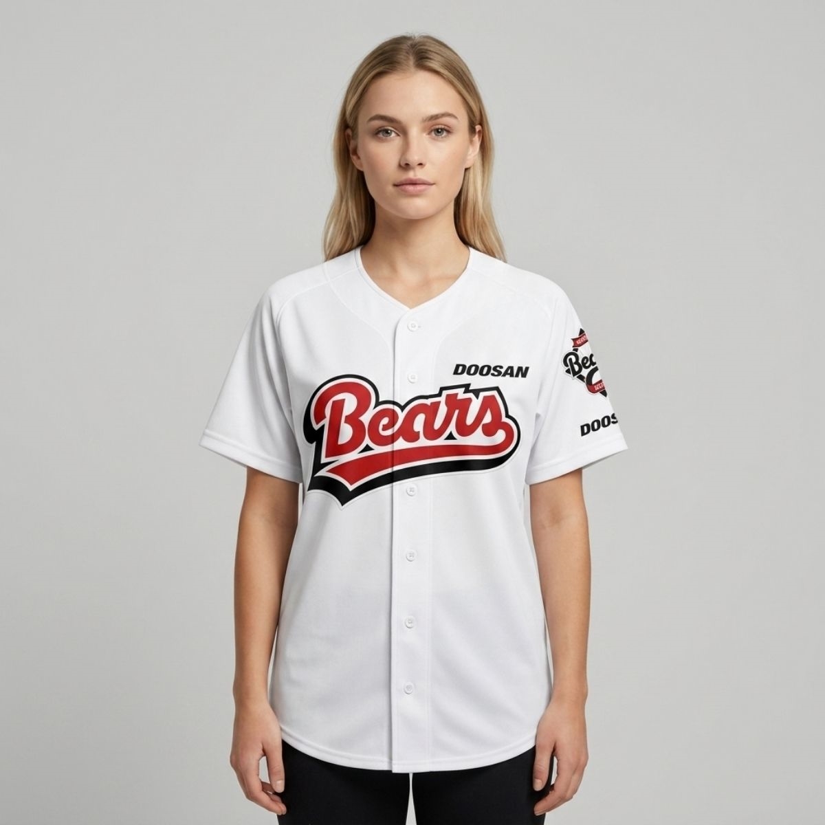 2026 Jensen Huang Korean Pro Baseball Bears Jersey Shirt 2026 Jensen Huang Korean Pro Baseball Bears Jersey Shirt