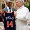 2026 Knicks Pope Leo Jersey
