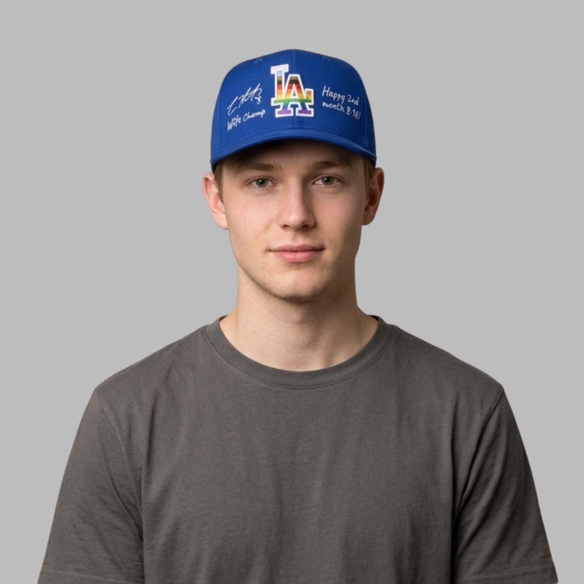 2026 LA Dodgers Kike Hernandez Signs Pride Hat 2026 LA Dodgers Kike Hernandez Signs Pride Hat
