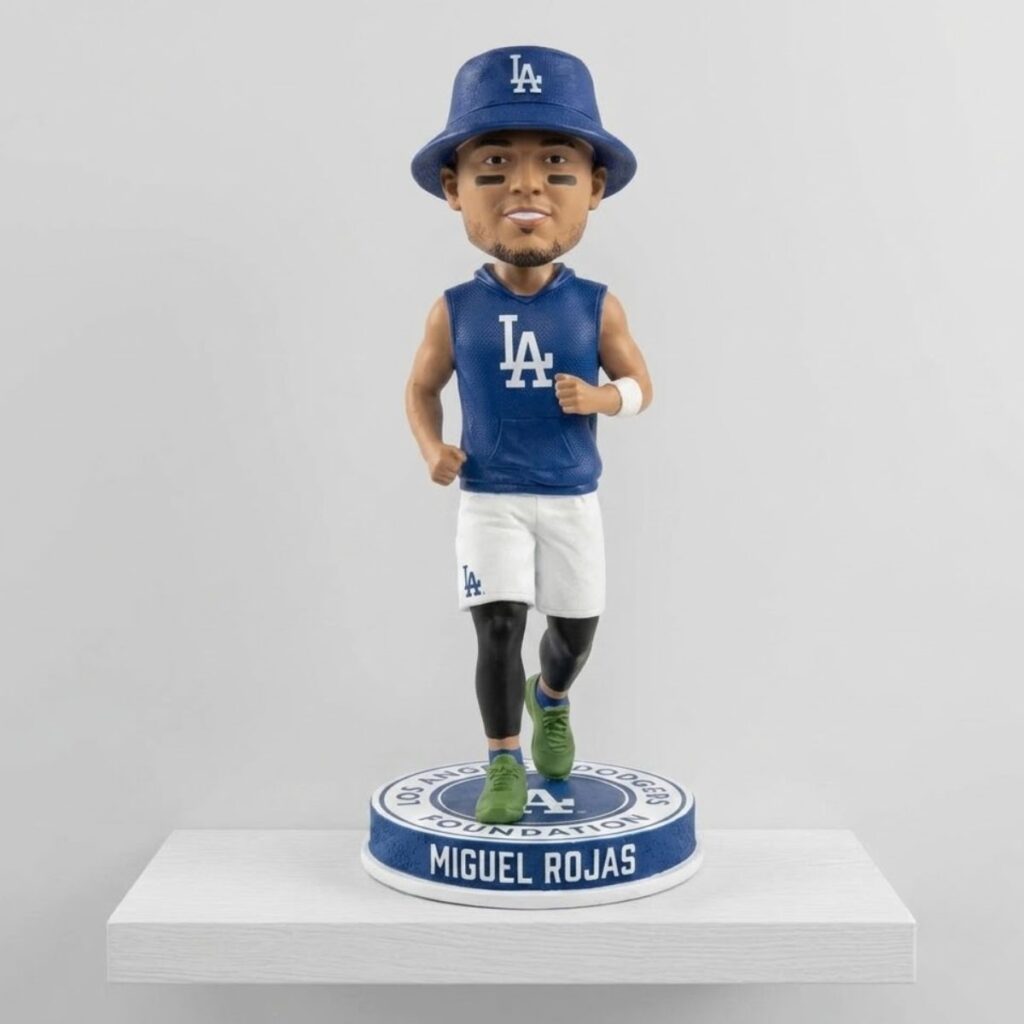 2026 Giveaway LA Dodgers Miguel Rojas Bobblehead - Zerelam