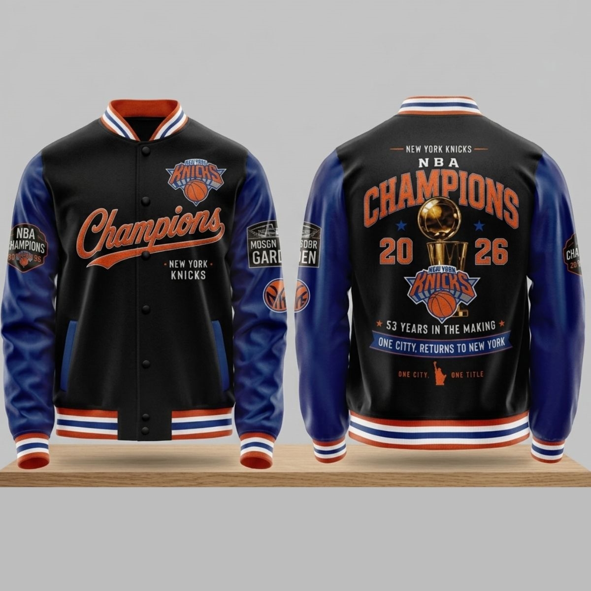 2026 NY Knicks World Champions Jacket 1 2026 NY Knicks World Champions Jacket 2
