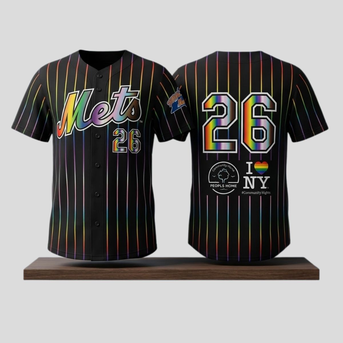 2026 NY Mets Pride Jersey Giveaway 1 2026 NY Mets Pride Jersey Giveaway 2