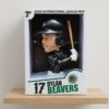 2026 Norfolk Tides Baseball Dylan Beavers International League MVP Bobblehead Giveaaway
