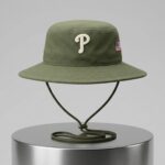 2026 Phillies Salute To Service Bucket Hat Giveaway