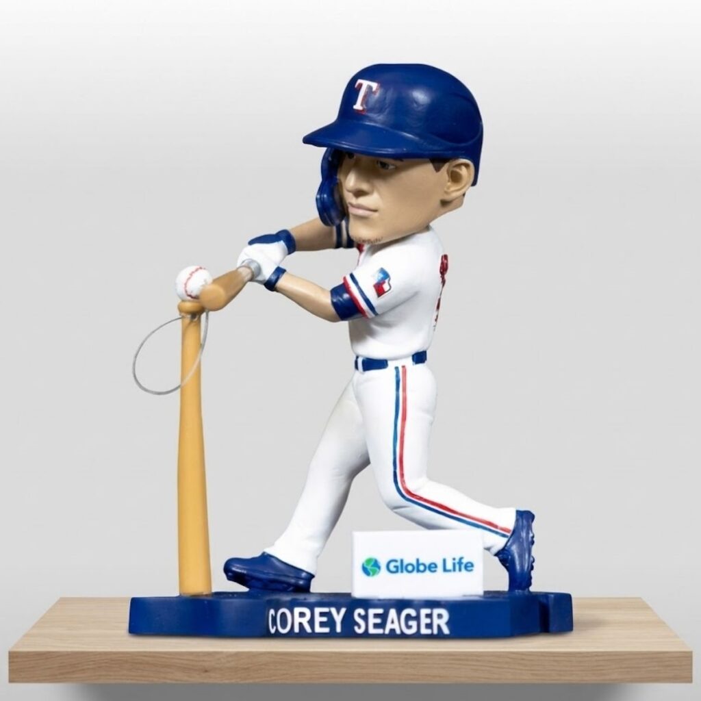 2026 Giveaway Rangers Corey Seager Hitting Bobblehead - Zerelam