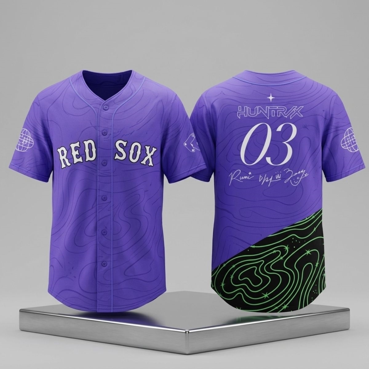 2026 Red Sox KPop Demon Hunters HUNTRIX Jersey Giveaway 1 2026 Red Sox KPop Demon Hunters HUNTRIX Jersey Giveaway 2
