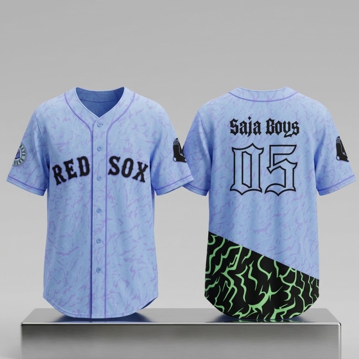 2026 Red Sox KPop Demon Hunters Saja Boys Jersey Giveaway 1 2026 Red Sox KPop Demon Hunters Saja Boys Jersey Giveaway 2