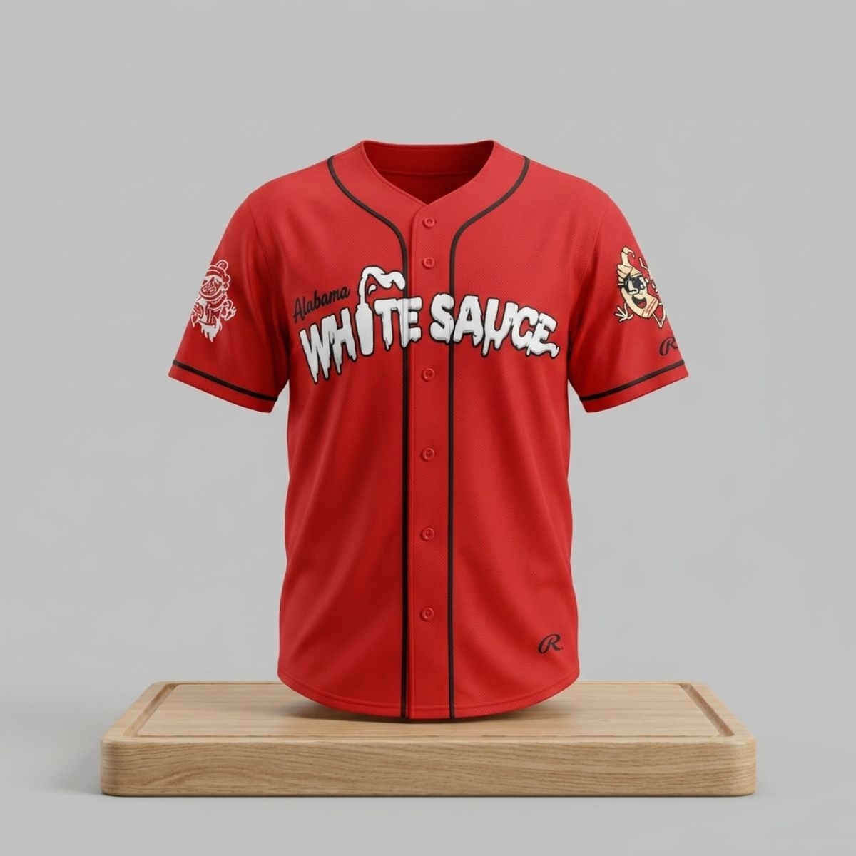 2026 Rocket City Trash Pandas Alabama White Sauce Jersey 1 2026 Rocket City Trash Pandas Alabama White Sauce Jersey