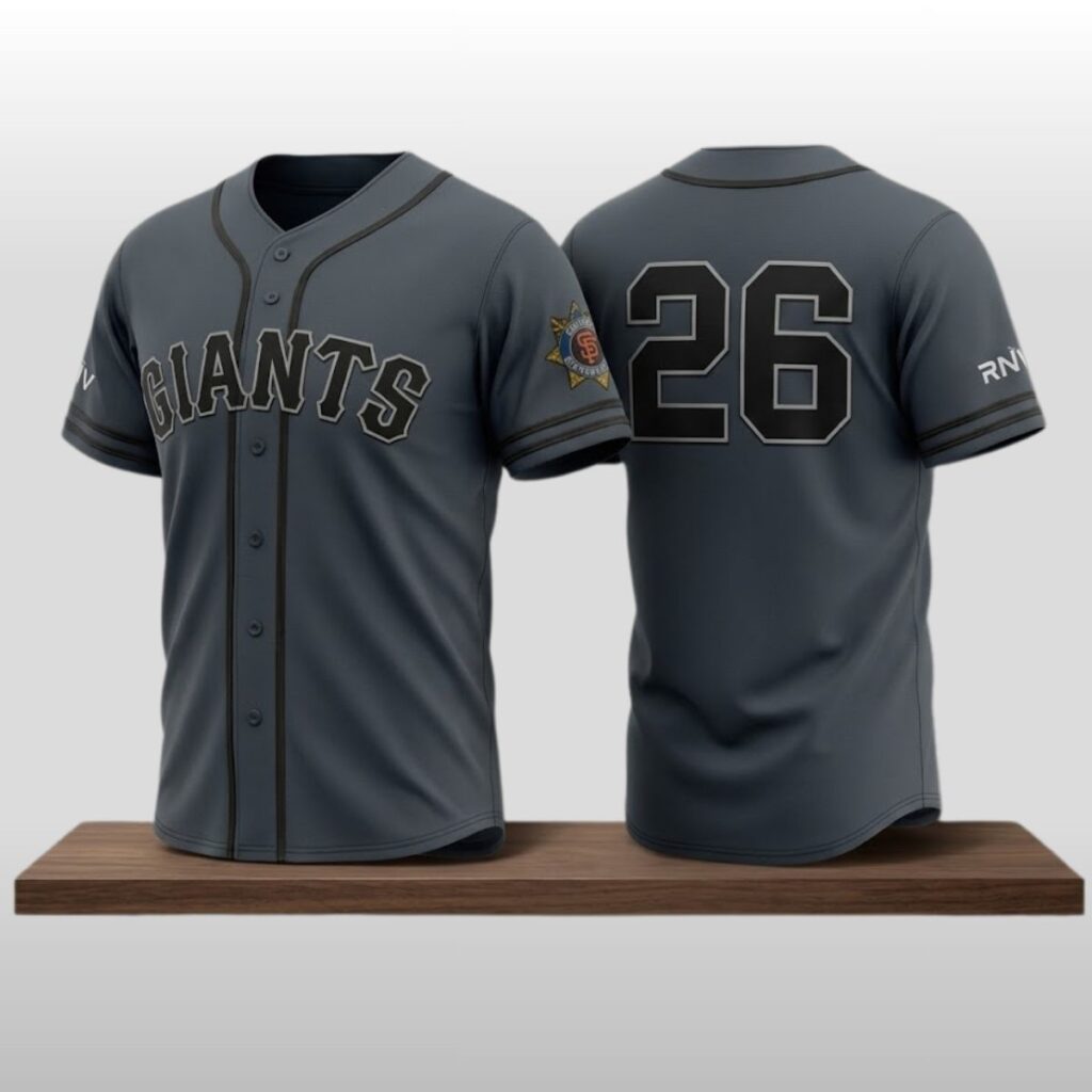 応援グッズ SF GAINTS uniform 2026 Giveaway SF Giants Law Enforcement Appreciation Night Jersey