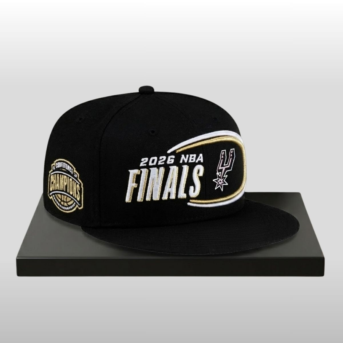2026 Spurs Western Conference Finals Champions Locker Room Hat 1 2026 Spurs Western Conference Finals Champions Locker Room Hat 2