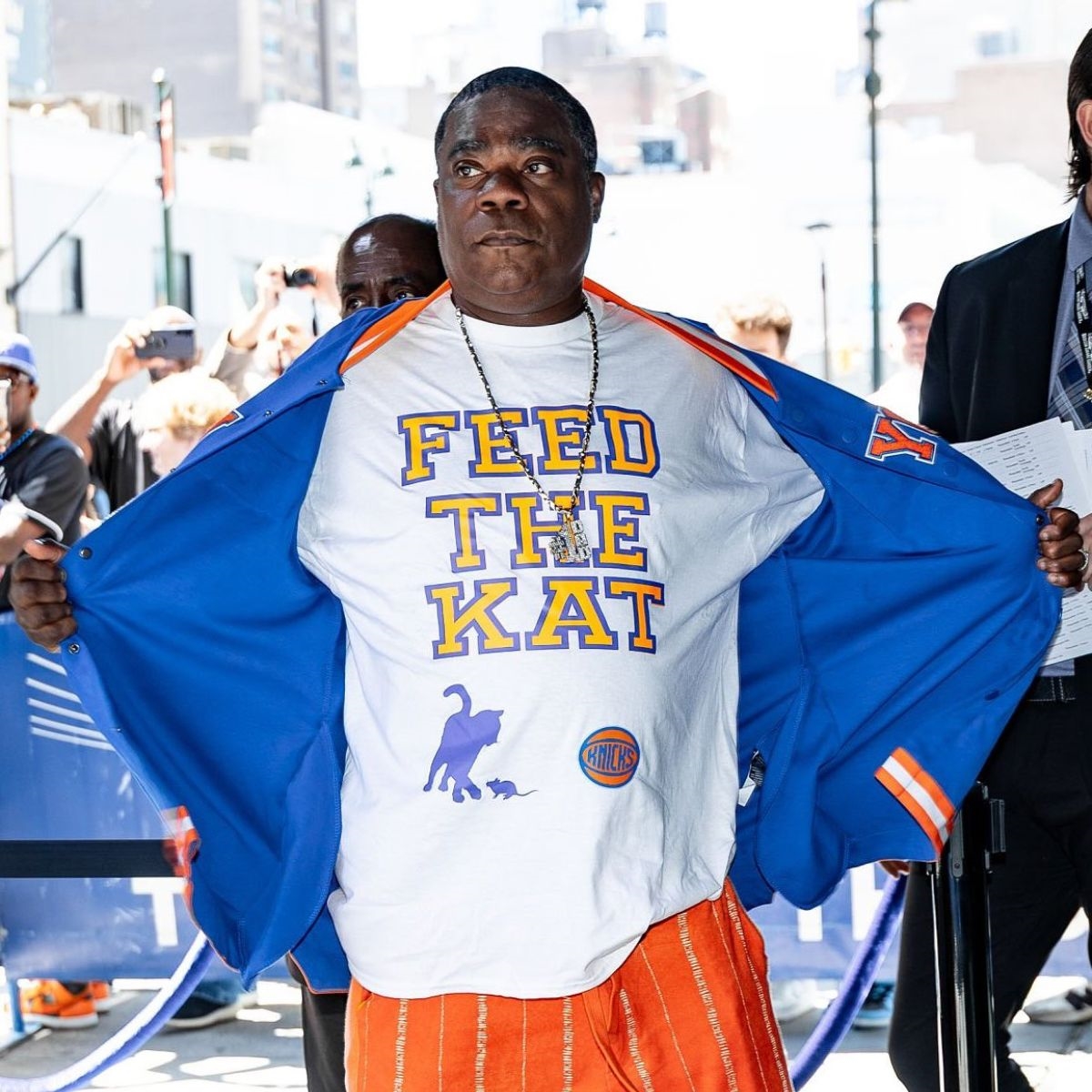 2026 Tracy Morgan NY Knicks Feed The Kat Finals Shirt 2 2026 Tracy Morgan NY Knicks Feed The Kat Finals Shirt 2