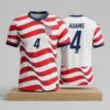2026 USMNT Tyler Adams Soccer Jersey 7 2026 USMTNT Tyler Adams Soccer Jersey 2