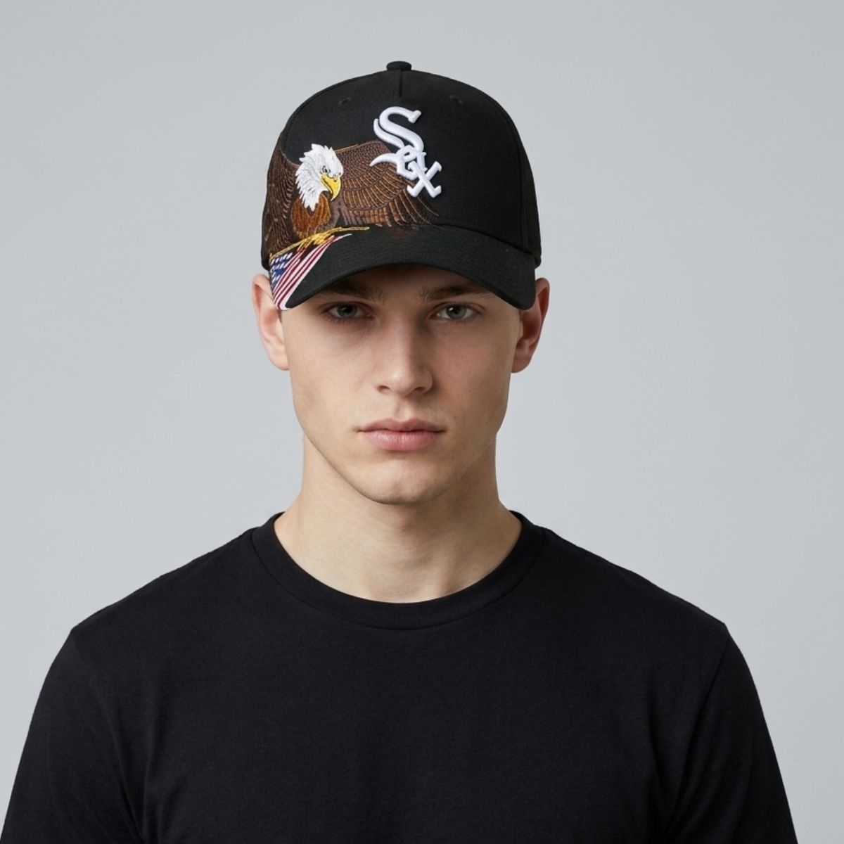 2026 White Sox Only Stars and Stripes Eagle Hat 2026 White Sox Only Stars and Stripes Eagle Hat