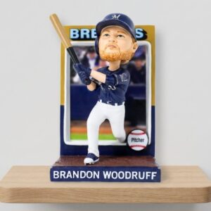 2026 Brewers Woodruff Trading Card Bobblehead Giveaway