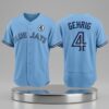 2026 Blue Jays Number 4 ALS Lou Gehrig Day Jersey (2)