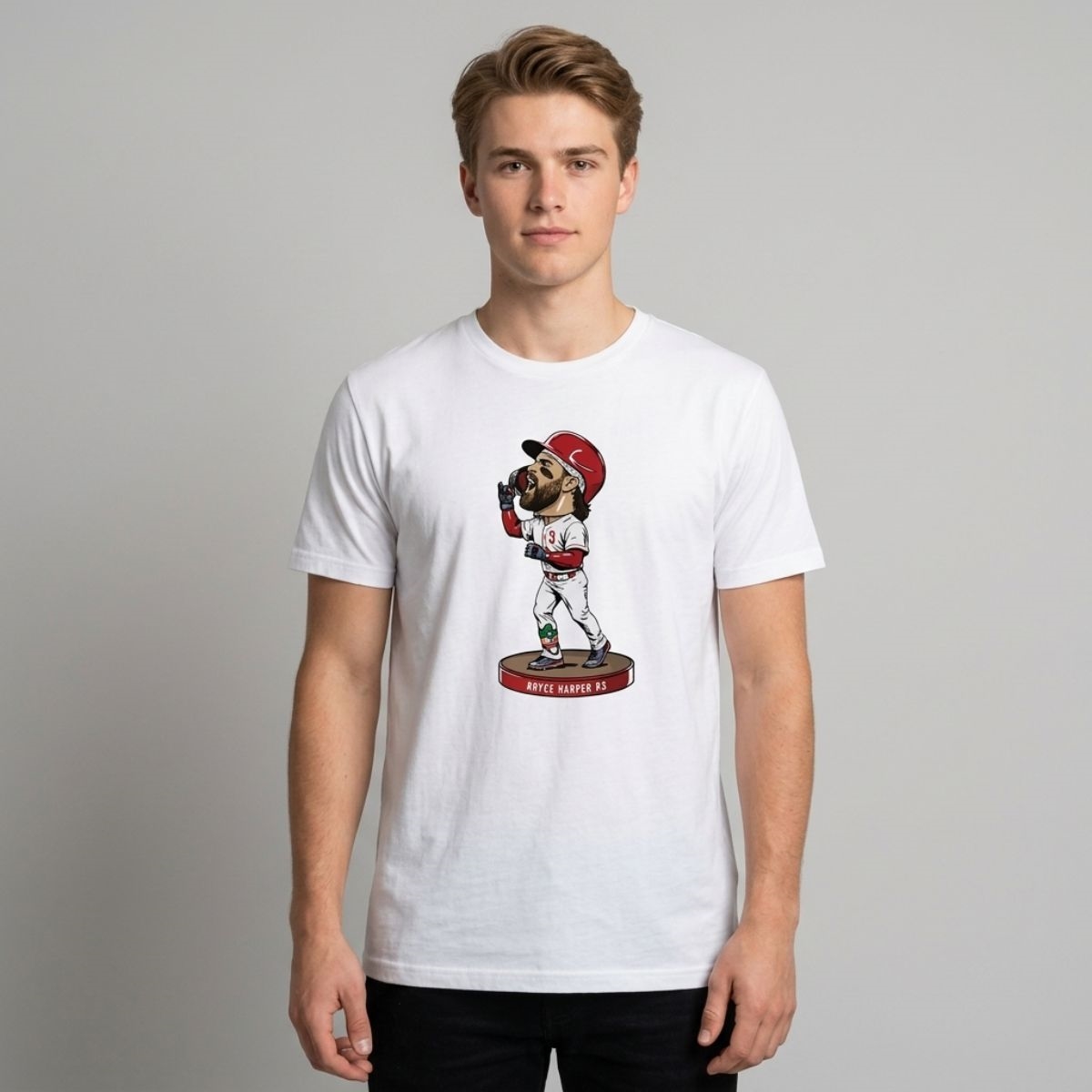 Bryce Harper Philadelphia Phillies Bobblehead Shirt Bryce Harper Philadelphia Phillies Bobblehead Shirt