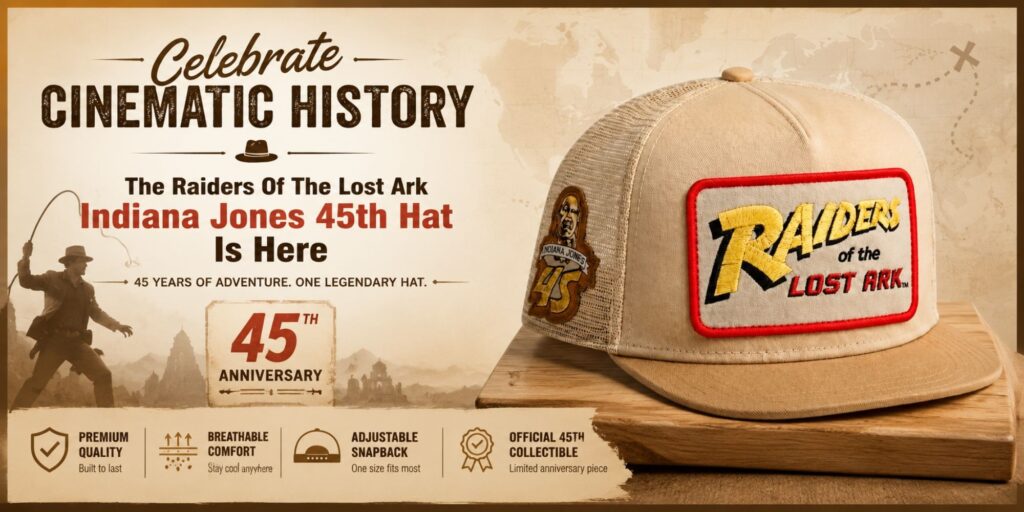Celebrate Cinematic History: The Raiders Of The Lost Ark Indiana Jones 45th Hat Is Here 2 Celebrate Cinematic History The Raiders Of The Lost Ark Indiana Jones 45th Hat Is Here