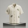David Tennant Ecru Flower Hawaiian Shirt 2