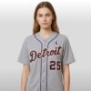 Detroit Tigers Number 4 Lou Gehrig Patch Jersey