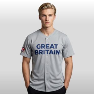 2026 Great Britain And UK Baseball Jersey 2