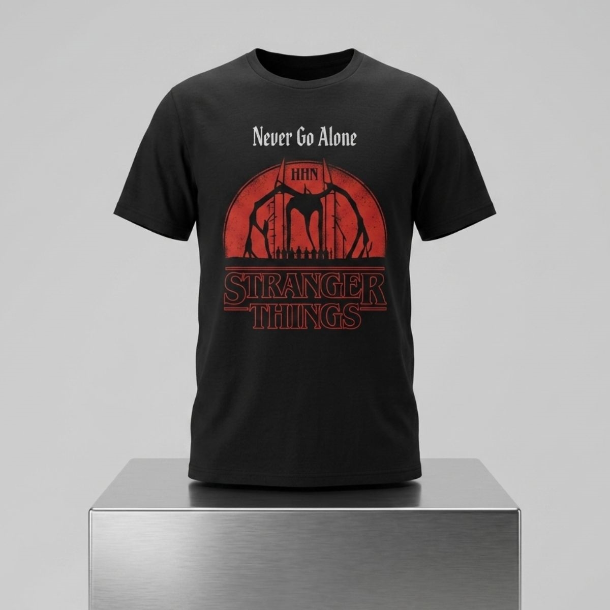 Never Go Alone Stranger Things Shirt 1 Never Go Alone Stranger Things Shirt 2