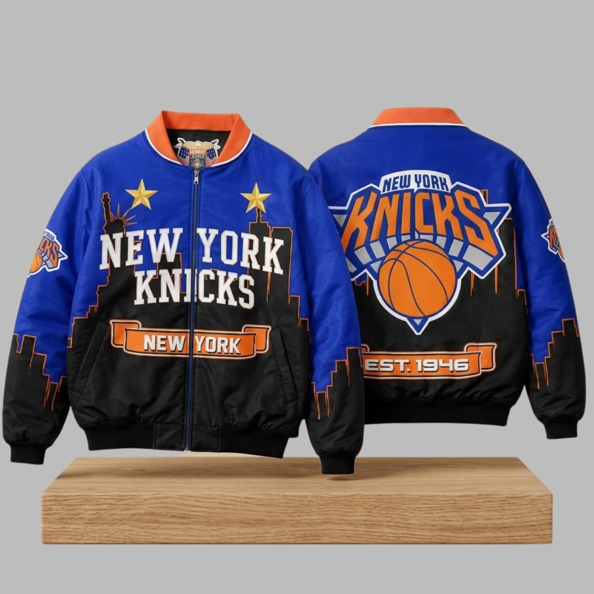 New York Knicks EST 1946 Champions Jacket 1 New York Knicks EST 1946 Champions Jacket 2
