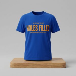 Mayor Mamdani 100000 Holes Filled Pothole Blitz Shirt 2