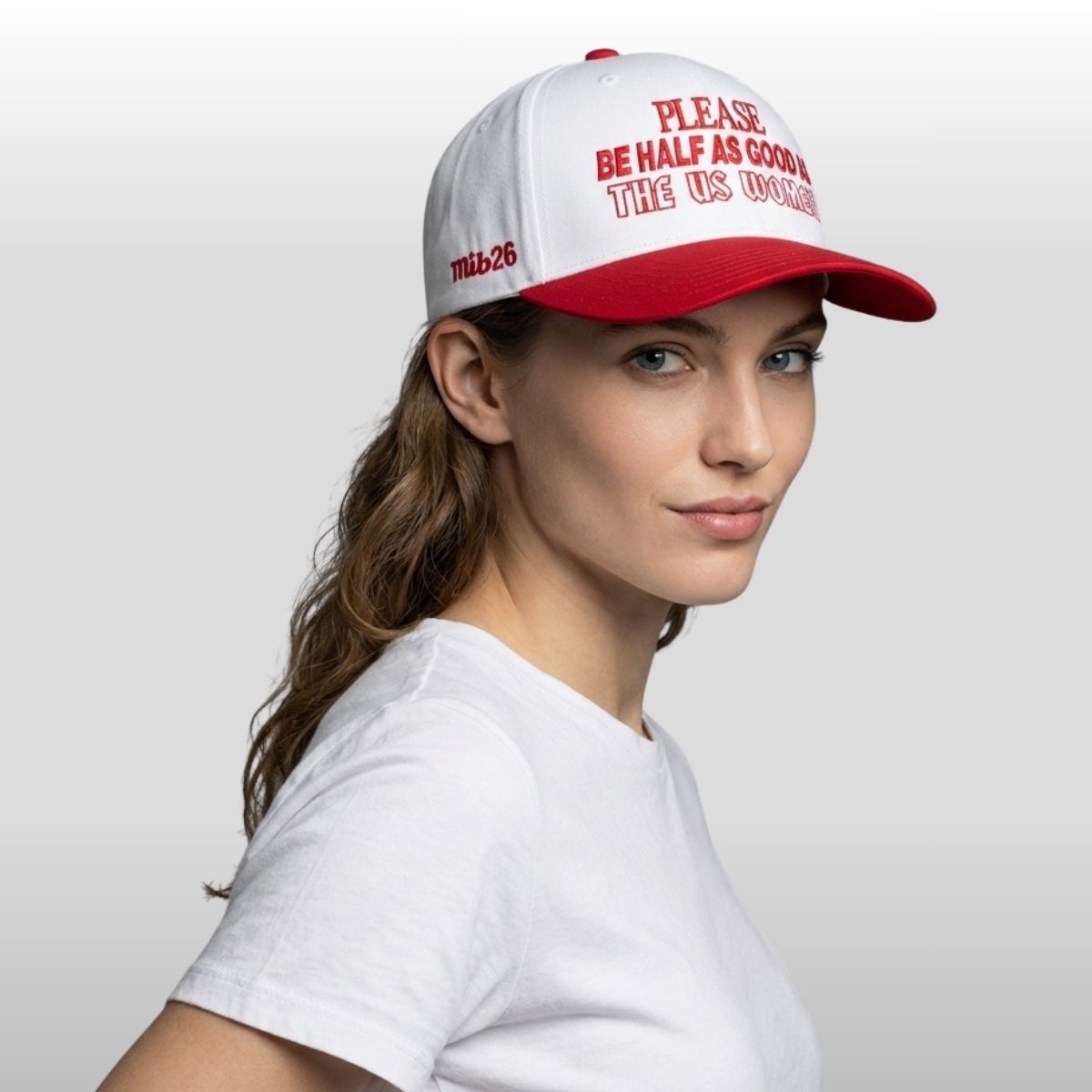 Please Be Half As Good As The US Women Hat Please Be Half As Good As The US Women Hat