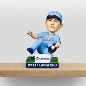 2026 Rangers Wyatt Langford Sliding Catch Bobblehead Giveaway