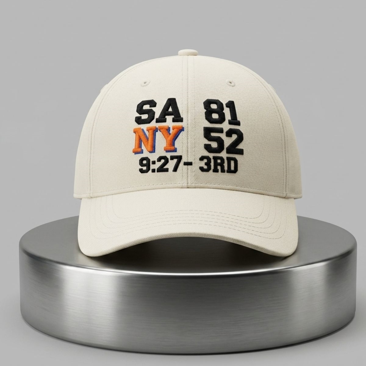 SA 81 NY 52 3rd Quarter Scoreboard Hat 1 SA 81 NY 52 3rd Quarter Scoreboard Hat 3