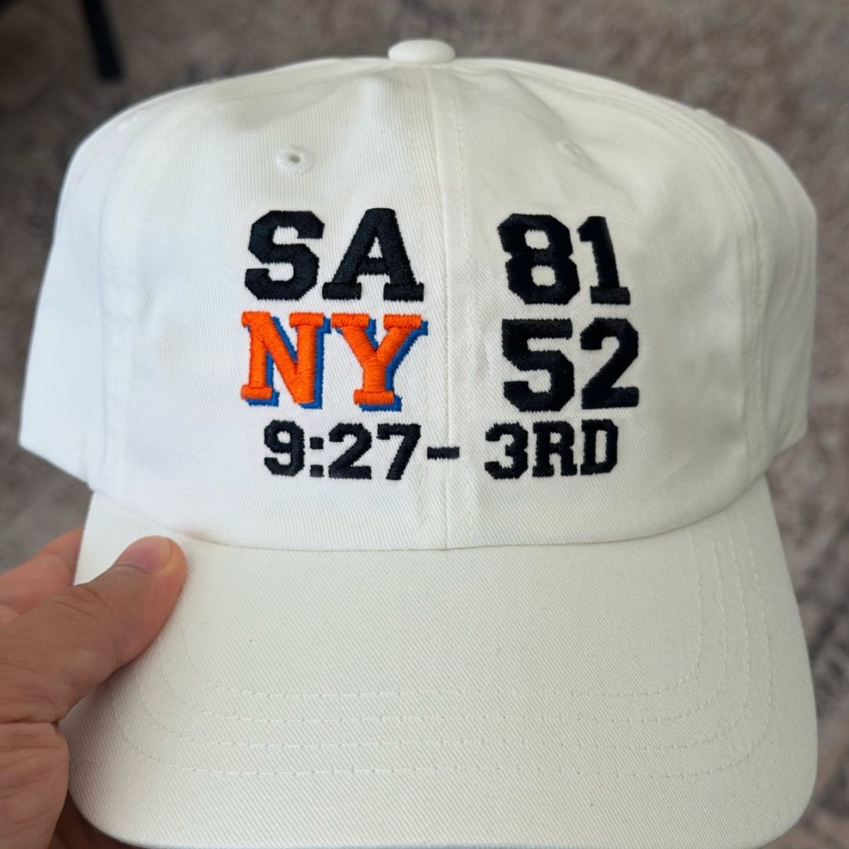 SA 81 NY 52 3rd Quarter Scoreboard Hat 3 SA 81 NY 52 3rd Quarter Scoreboard Hat