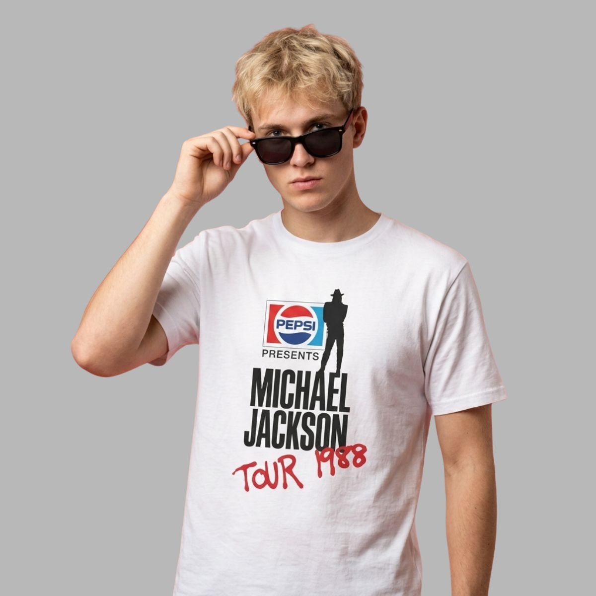 Shareef O'Neal Michael Jackson Bad Tour Shirt 2 Shareef ONeal Michael Jackson Bad Tour Shirt