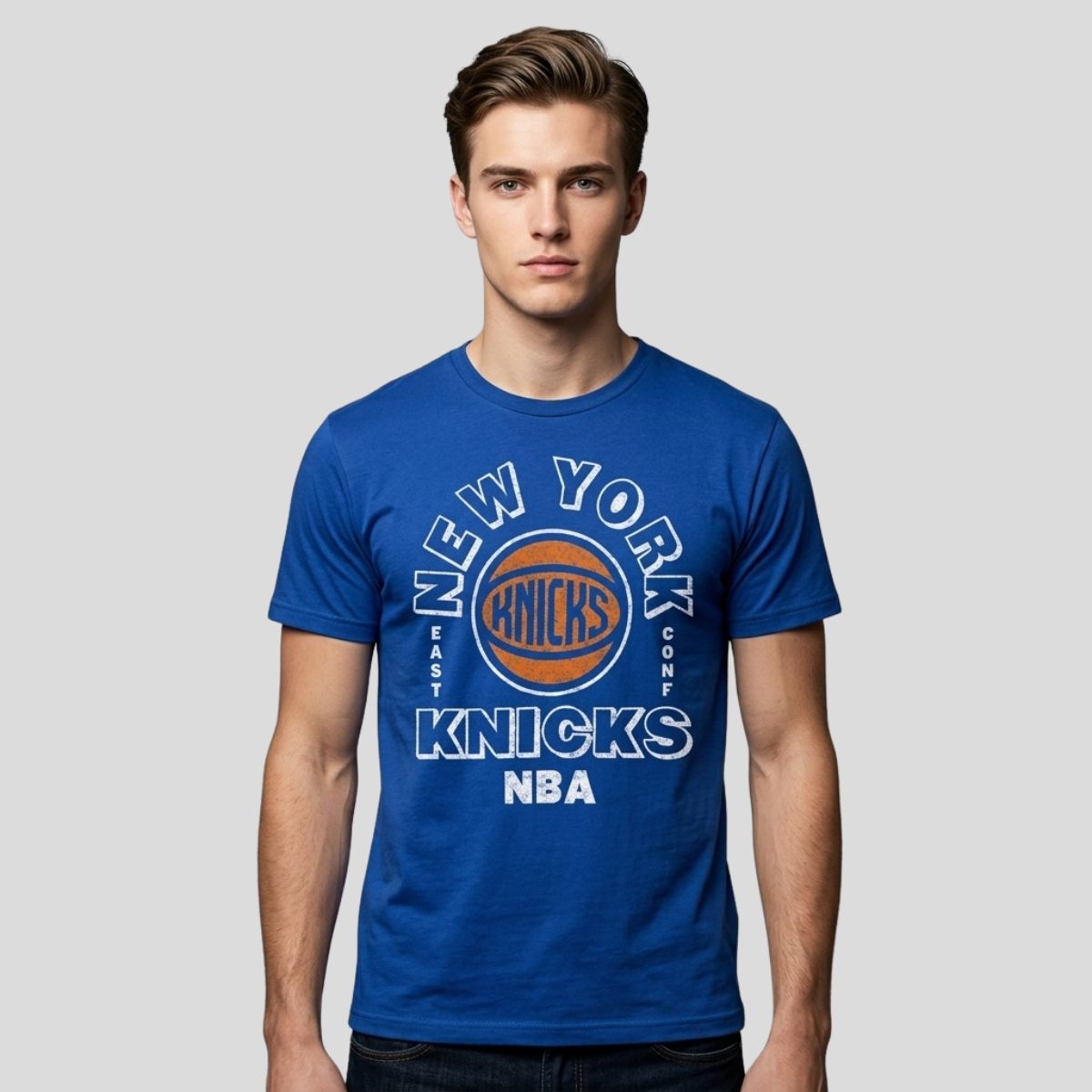 2026 NY Knickki Shirt 2 Tate McRae New York Knicks East Conf Shirt