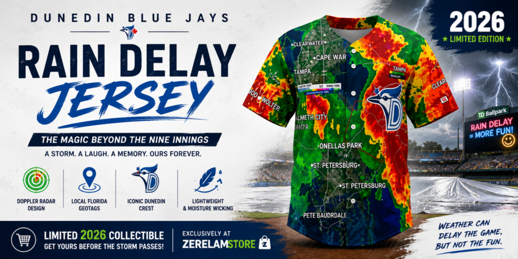 The Magic Beyond the Nine Innings Why the Dunedin Blue Jays Weather Radar Jersey is the Ultimate 2026 Fan Collectible